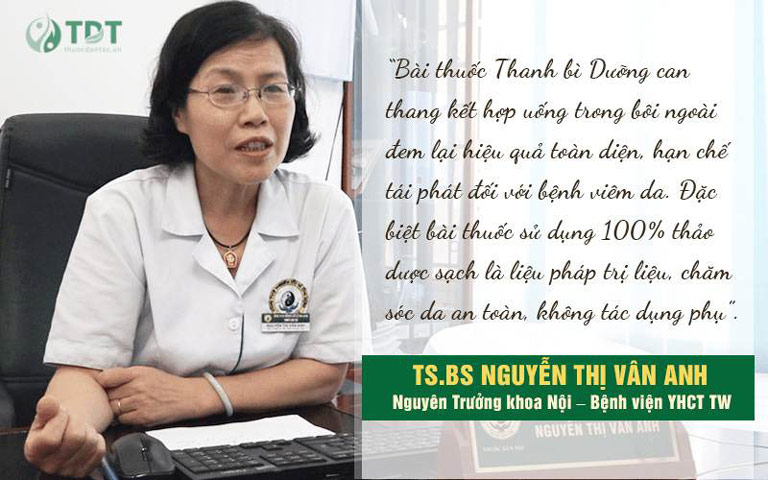 Ts.Bs Vân Anh đánh giá về Thanh bì dưỡng can thang