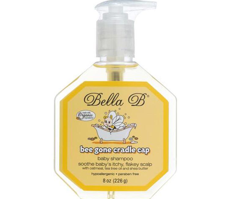 Dầu gội trị viêm da tiết bã trẻ sơ sinh Bella B Bee Gone Cradle Cap chiết xuất hoàn toàn từ các nguyên liệu tự nhiên
